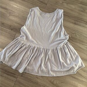 We The Free Light Purple Flowy Tank Top